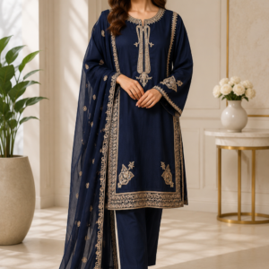Mahveen Embroidered Suit