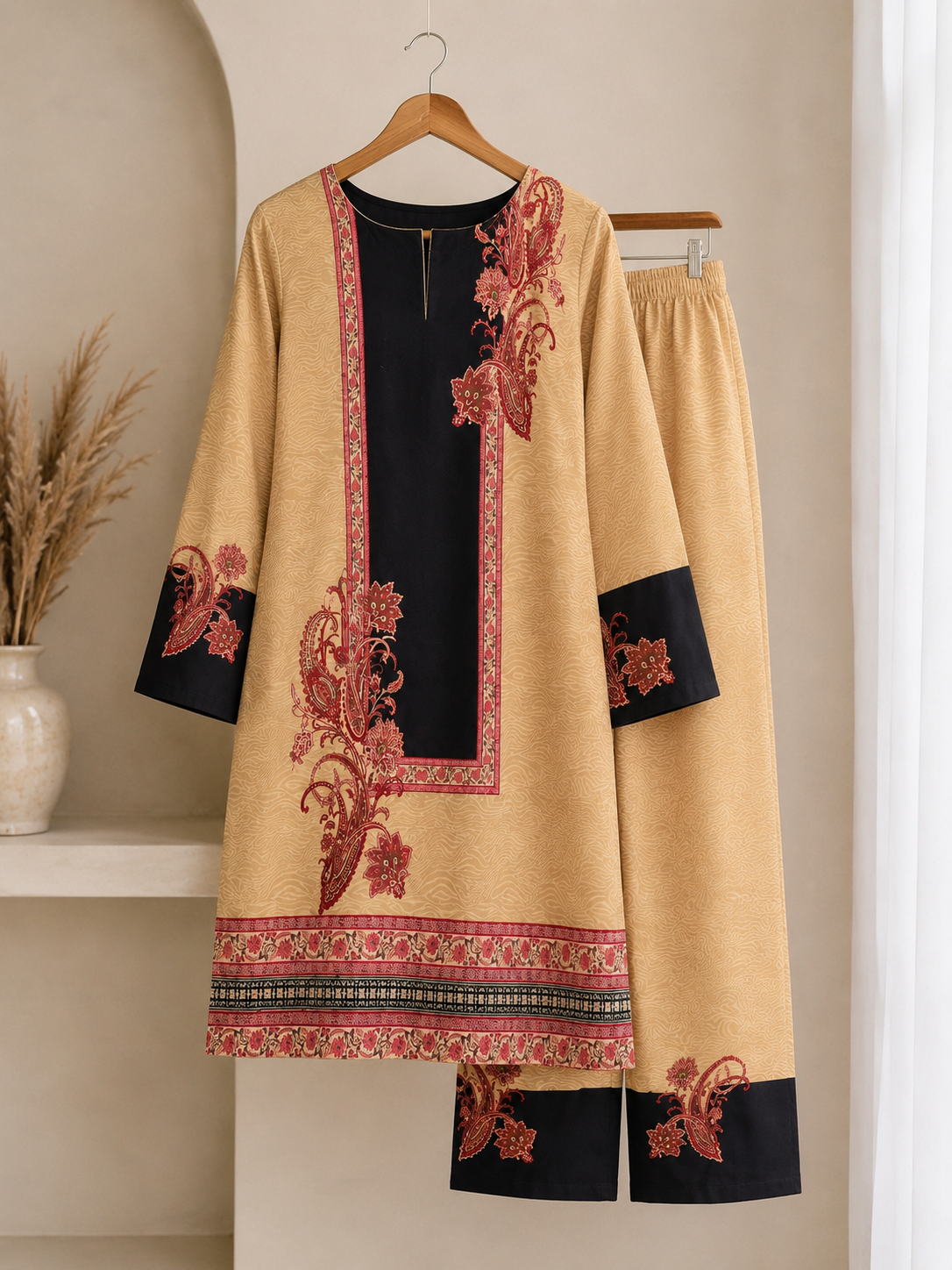 Elegance Premium Silk Co-Ord Set - Image 2