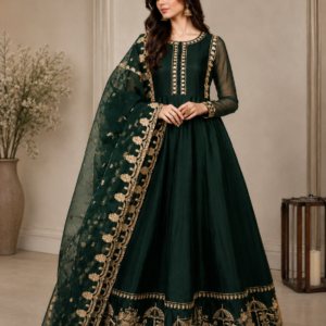 Embroidered Anarkali Suit