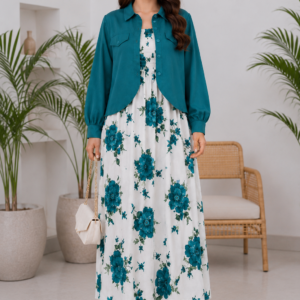 Smokey Floral Koti Maxi