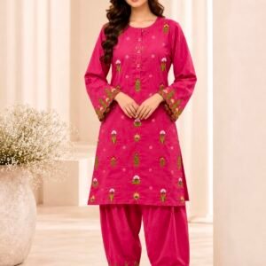 Roselle Bloom Embroidered Suit