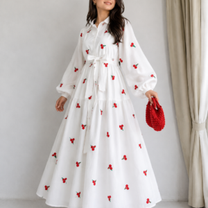 Printed Crepe Silk Maxi Dress